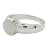 Laura Luxurious White Solitaire Ring